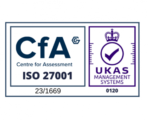 Cfa have audited Access Intelligence to UKAS requirements of ISO 27001